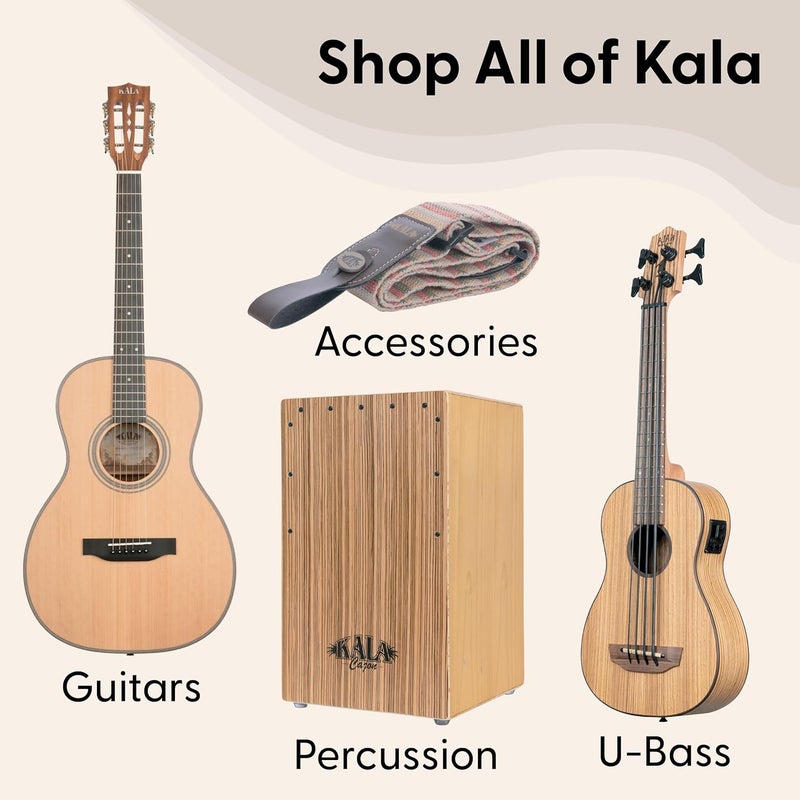 Kala Recycled Soprano Waterman Ukulele Durable, Travel-Ready Instrument - Glow-in-the-Dark Starlight Yellow - Image 5